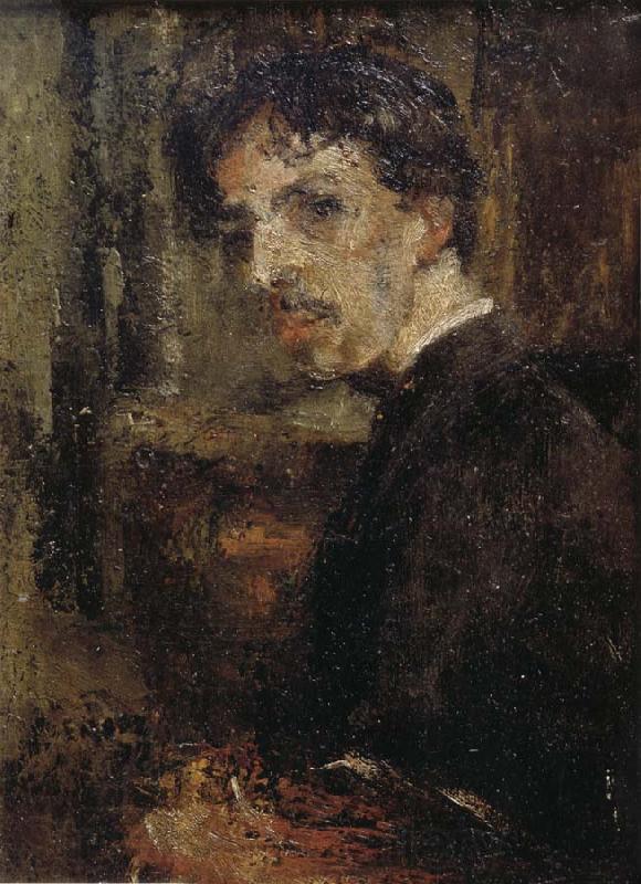 James Ensor Self-Portrait,Called The Little Head Spain oil painting art